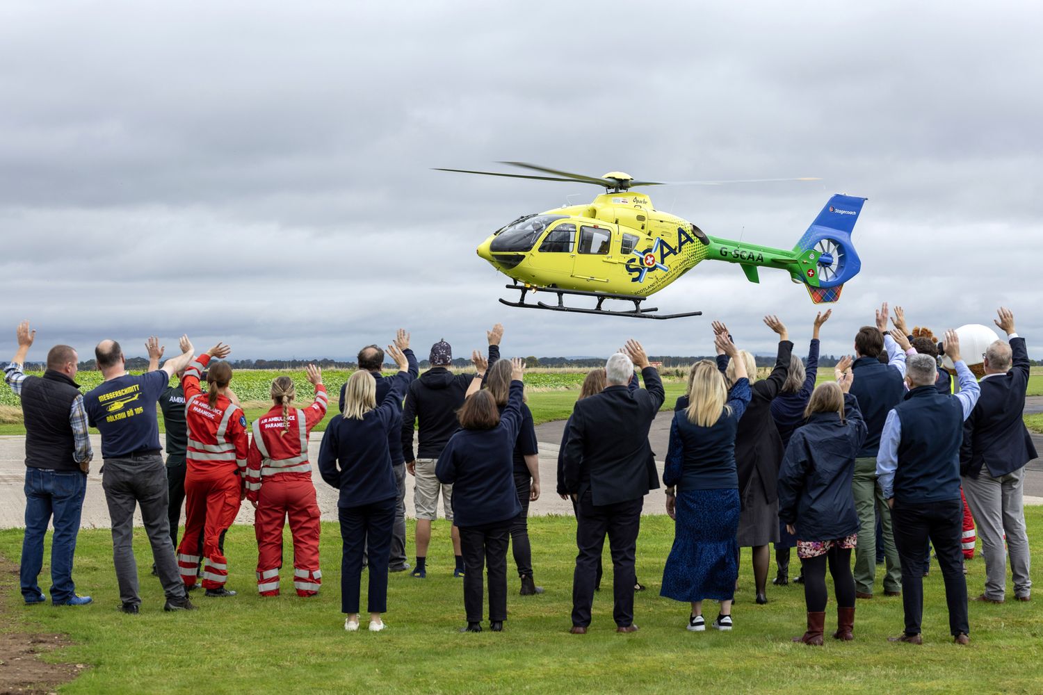 Scotland’s Charity Air Ambulance bids farewell to longest serving ...
