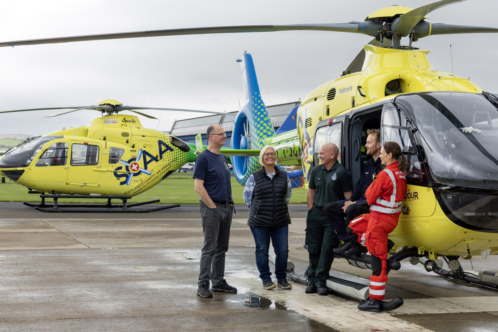 Scotland’s Charity Air Ambulance bids farewell to longest serving ...